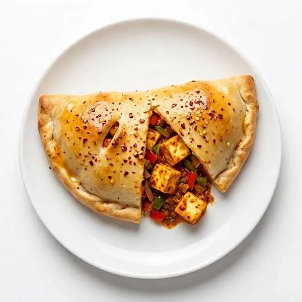 Peri peri cottage cheese calzone